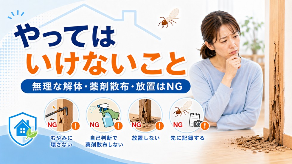 やってはいけないこと