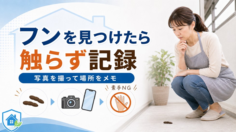 イタチのフンの特徴と見つけたときの注意点