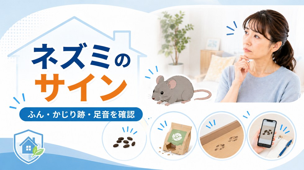 ネズミが疑われるサイン