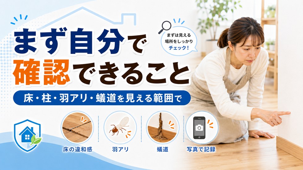 まず自分で確認できること