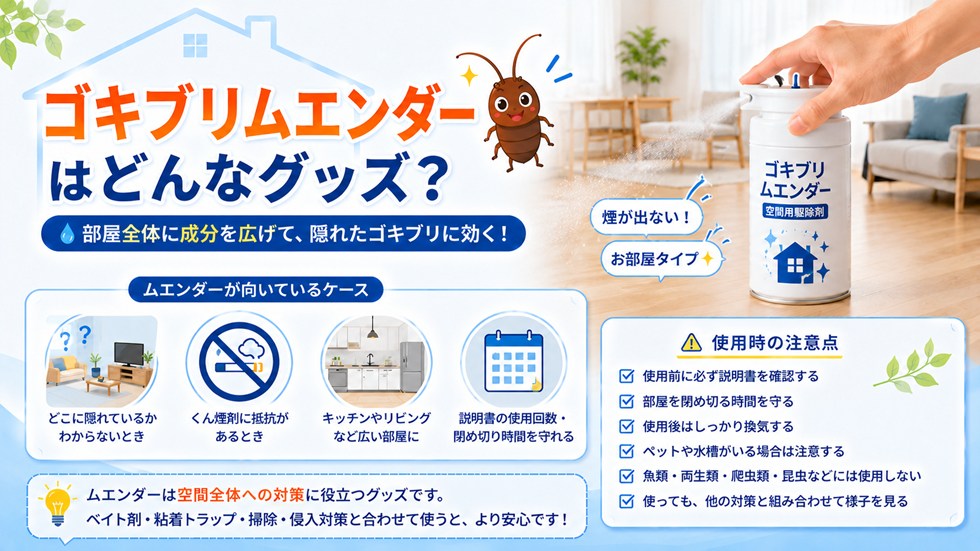 ゴキブリムエンダーはどんなグッズ?