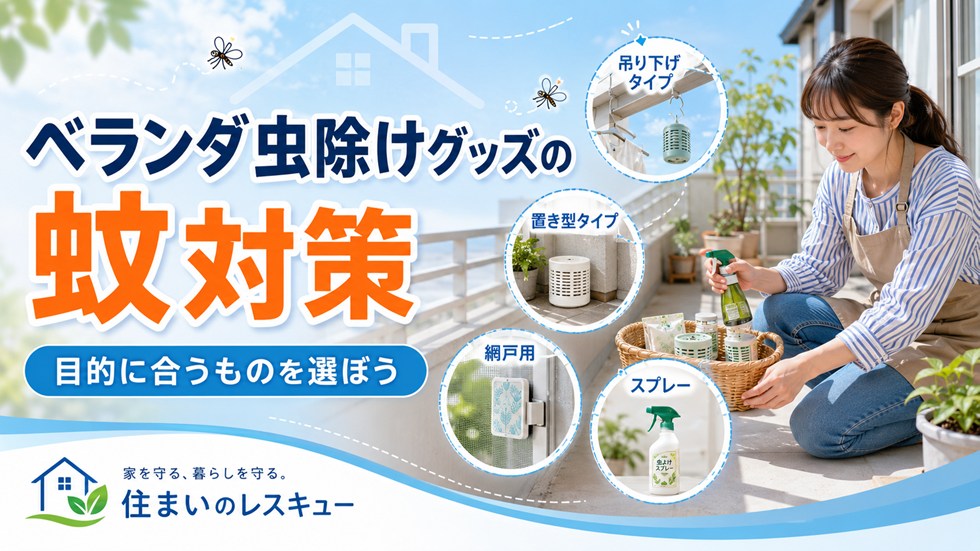 ベランダ虫除けグッズの選び方